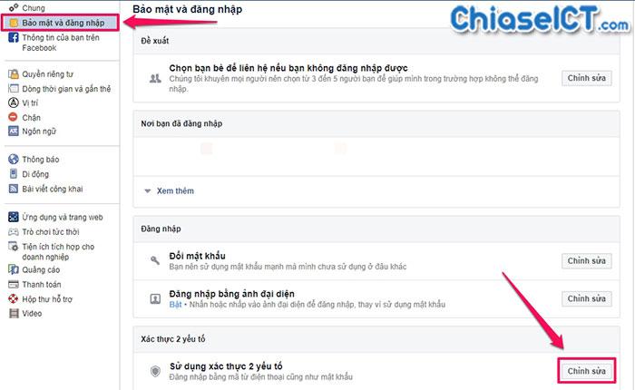 hướng dẫn bảo mật tài khoản facebook 11