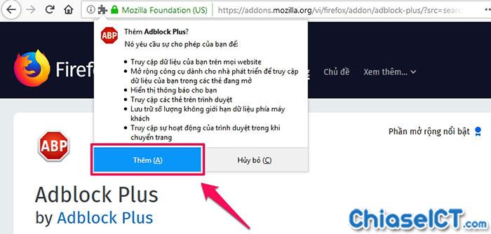 hướng dẫn cài đặt add on firefox 5