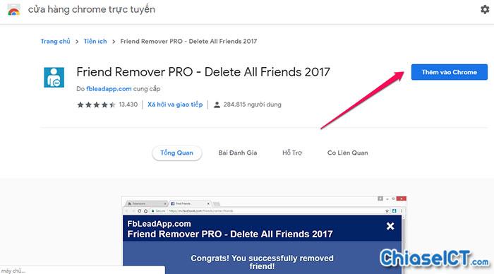 hướng dẫn hủy kết bạn hàng loạt trên facebook 1